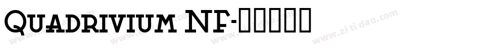 Quadrivium NF字体转换